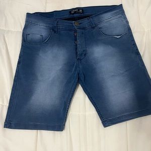 ⭐️ Men Denim Blue Jean Shorts Size 36
